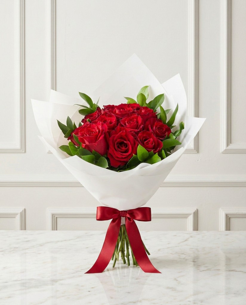 Corazón — Buquê 12 Rosas Nacionais