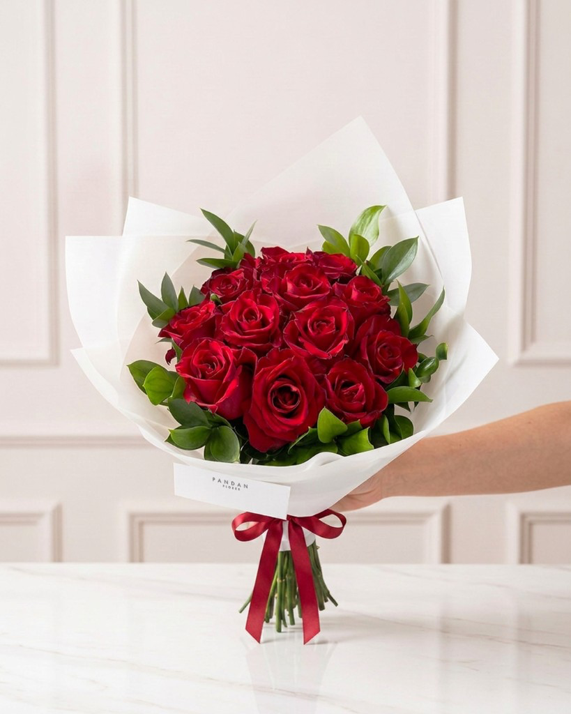 Eternité — Buquê 20 Rosas Colombianas